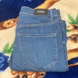 Express Women's Medium Blue Skinny Jeans